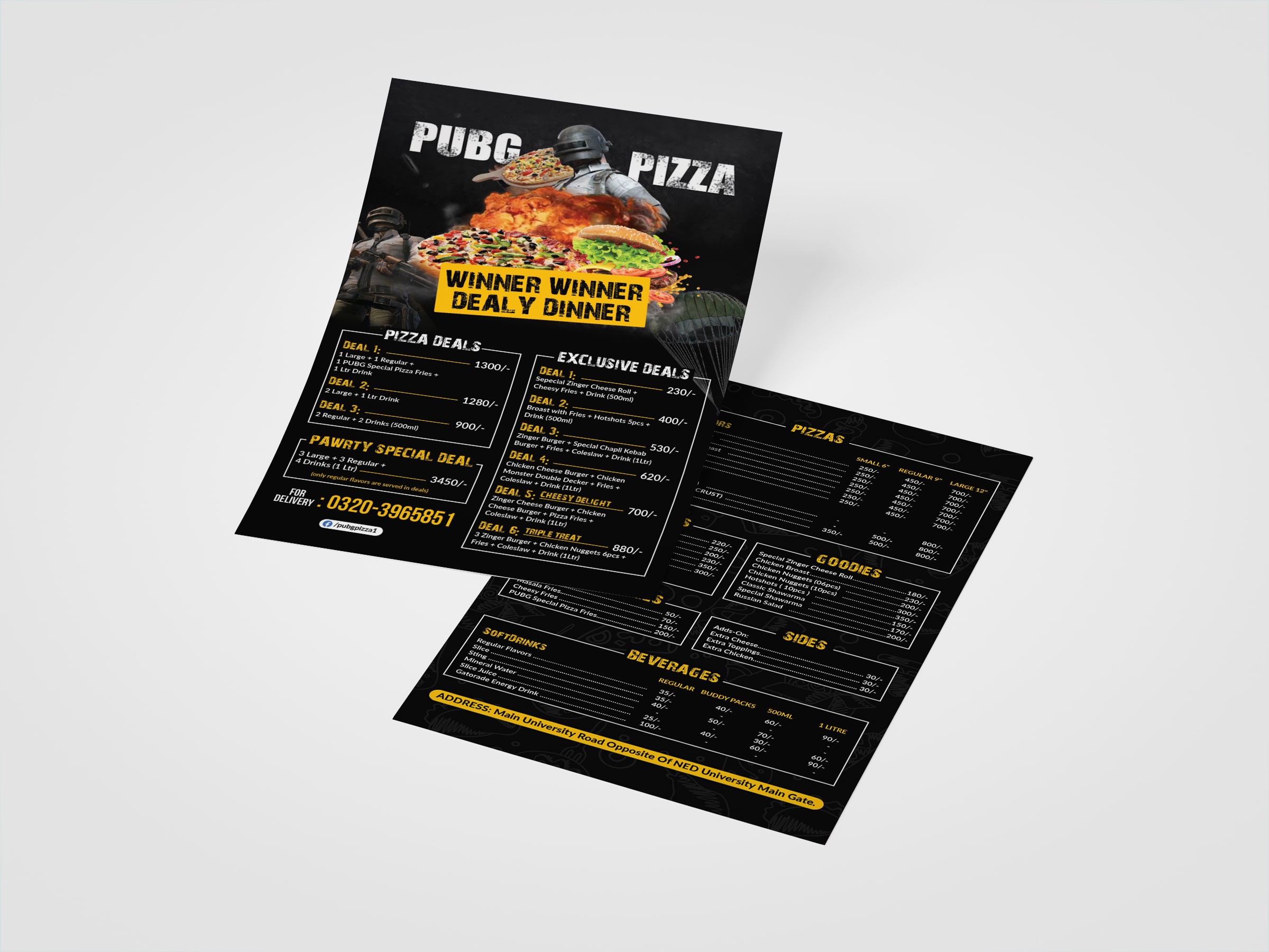 Modern double vertical flyer design sample in Mssachusetts ,MA