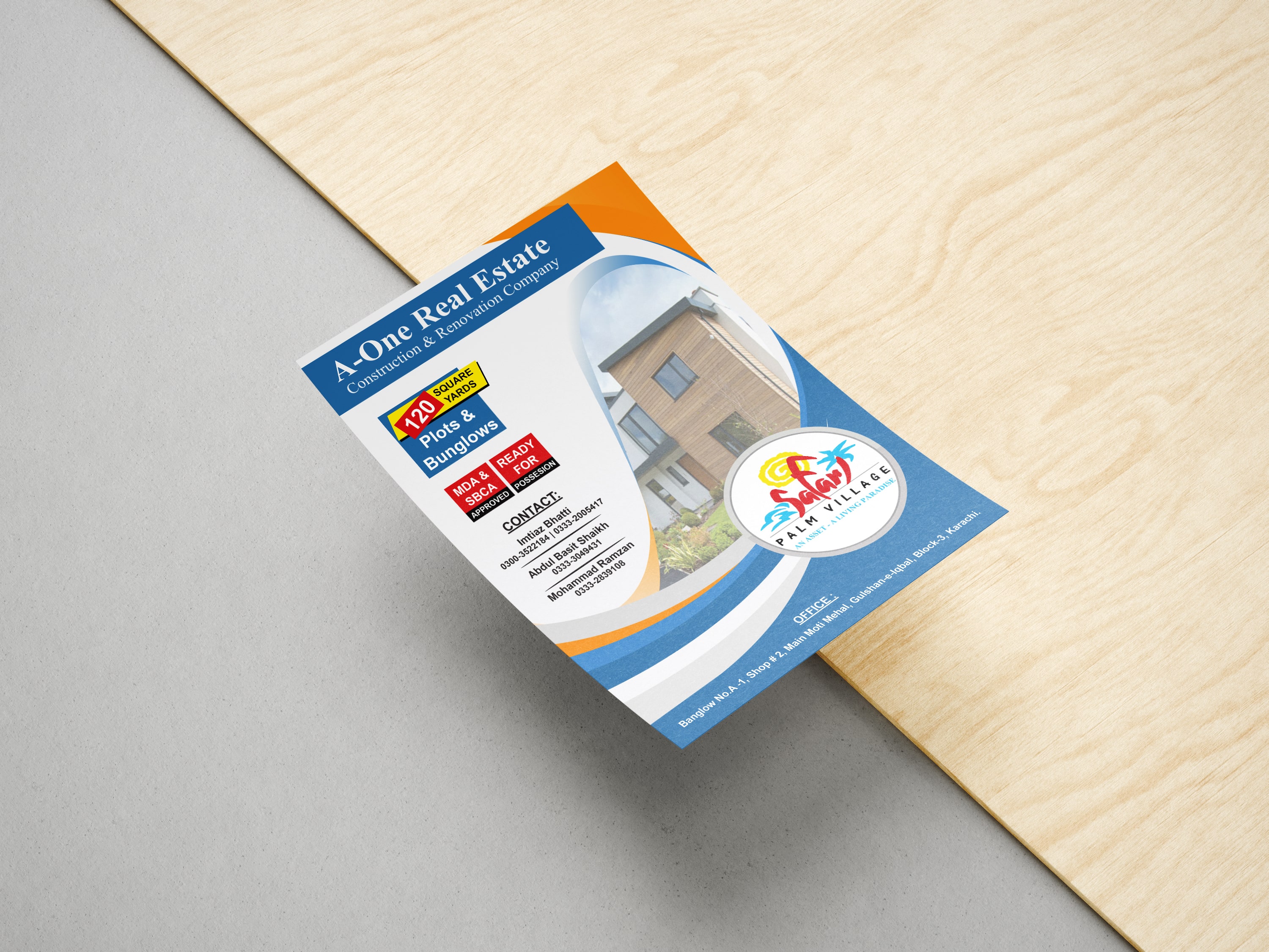 A5 modern flyer design Mssachusetts ,MA marketing