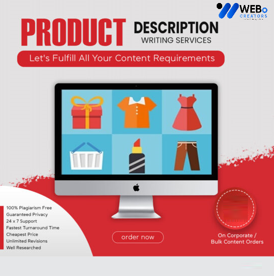 Product Description Writing Services | Best Digital Marketing Agency | Web Design in Mssachusetts ,MA for online stores