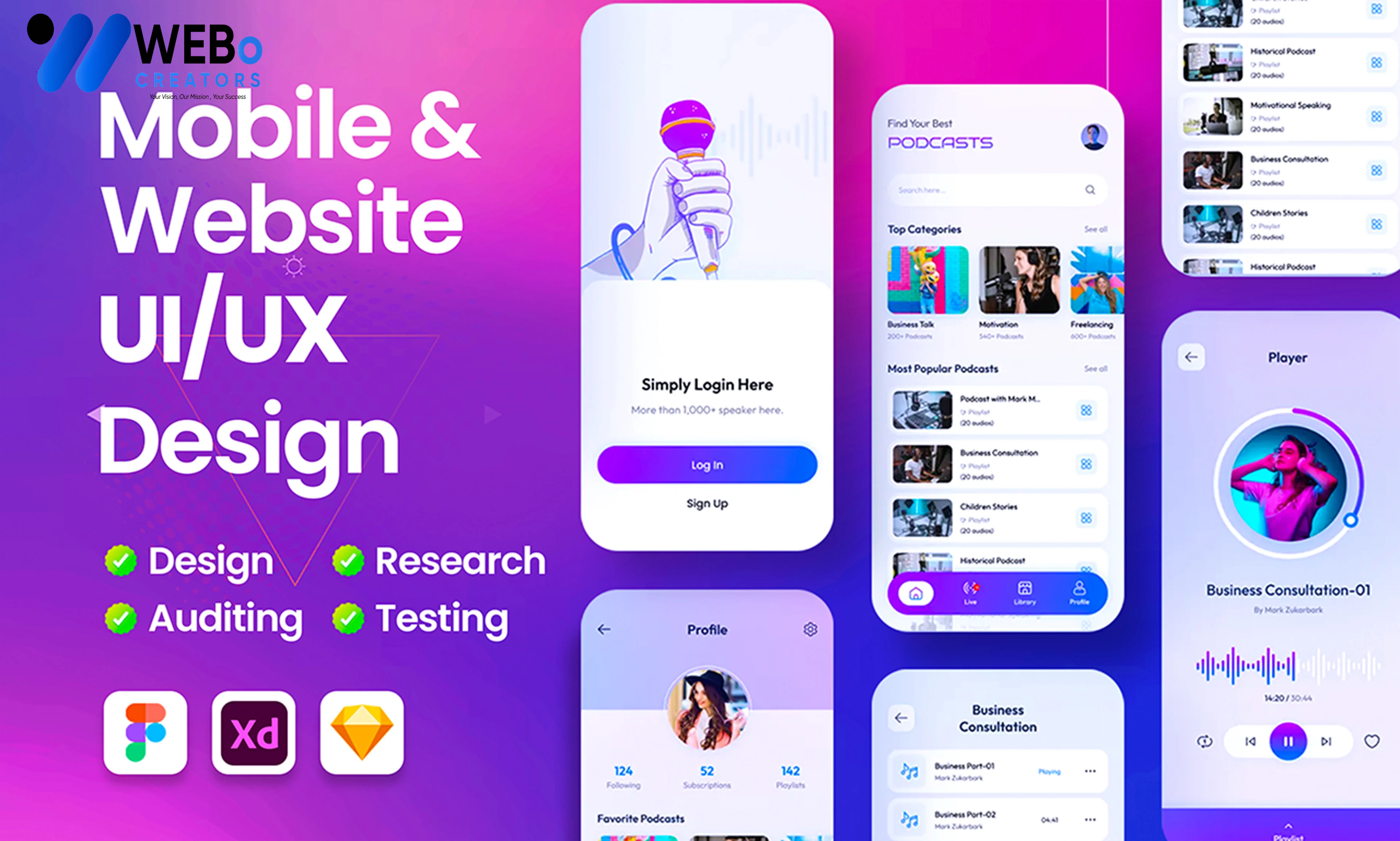 Flutter App UI/UX Design | Beautiful Flutter Interface Design in Mssachusetts ,MA